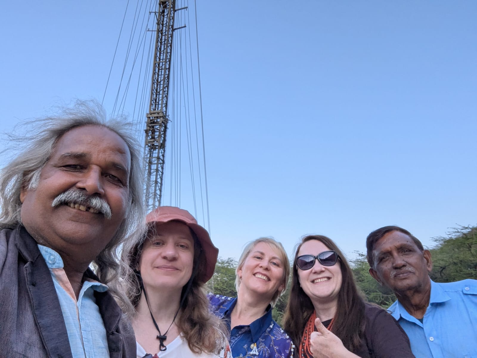 Satyaveer Singh in Jodhpur with Italian Clients