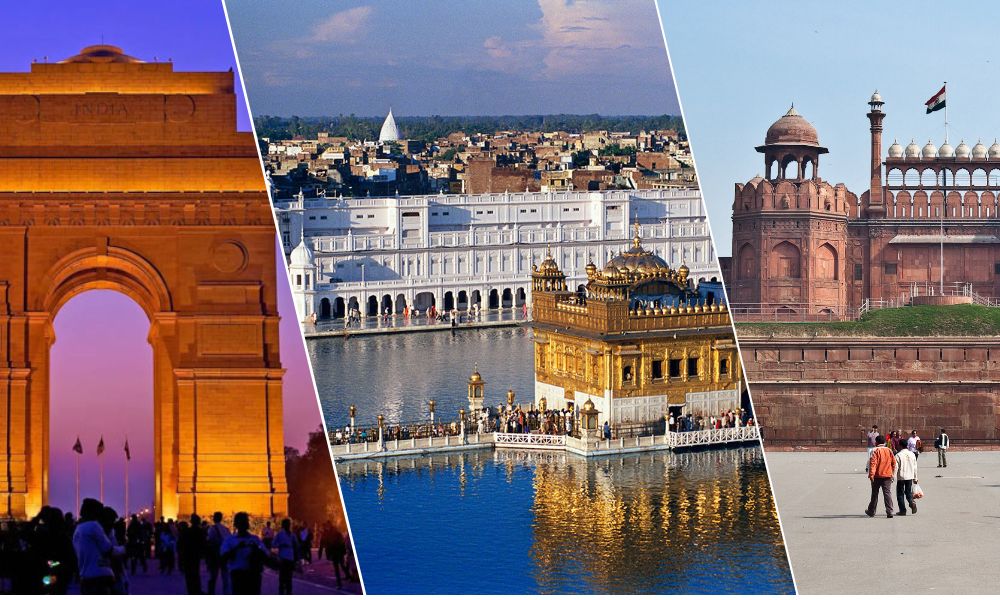 North India tour with Delhi sightseeing and Amritsar Golden Temple visit
